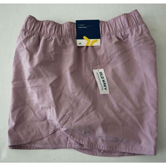 Old Navy Acvtive 831404 Women's Sz M Light Purple StretchTech 3" Shorts - Picture 4 of 6